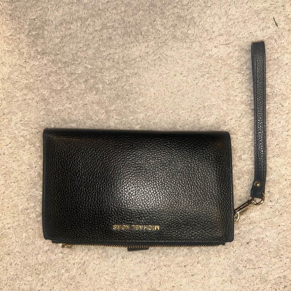 Michael Kors Black Wristlet